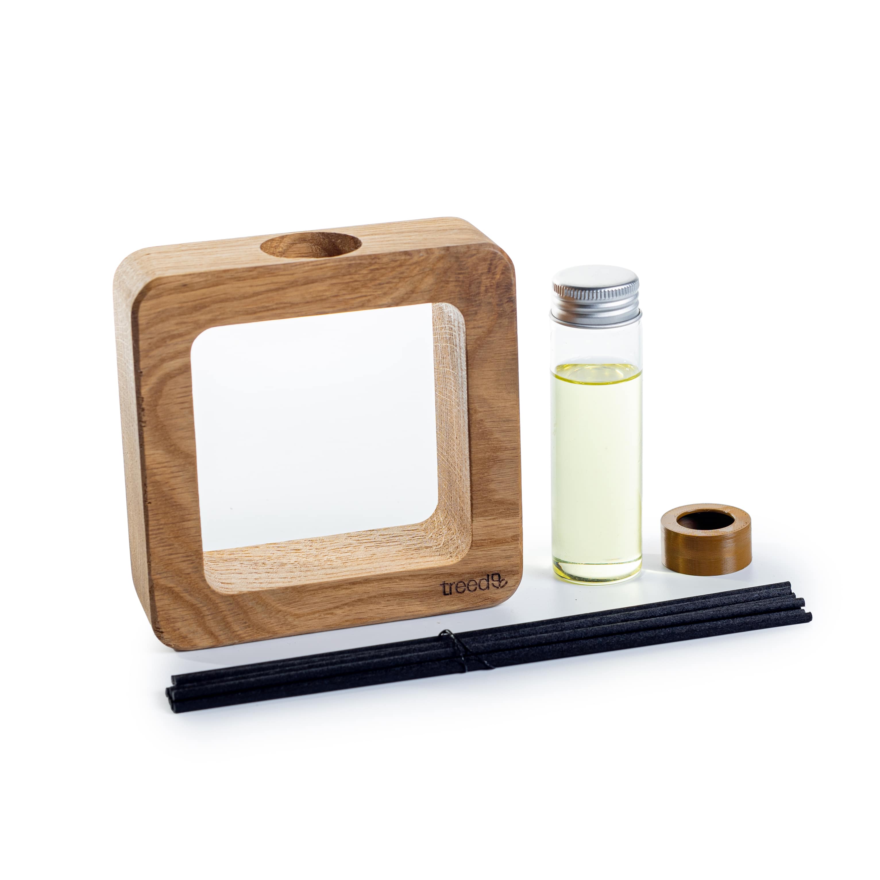 Unboxing dřevěného aroma difuzéru — balení a prezentace produktu